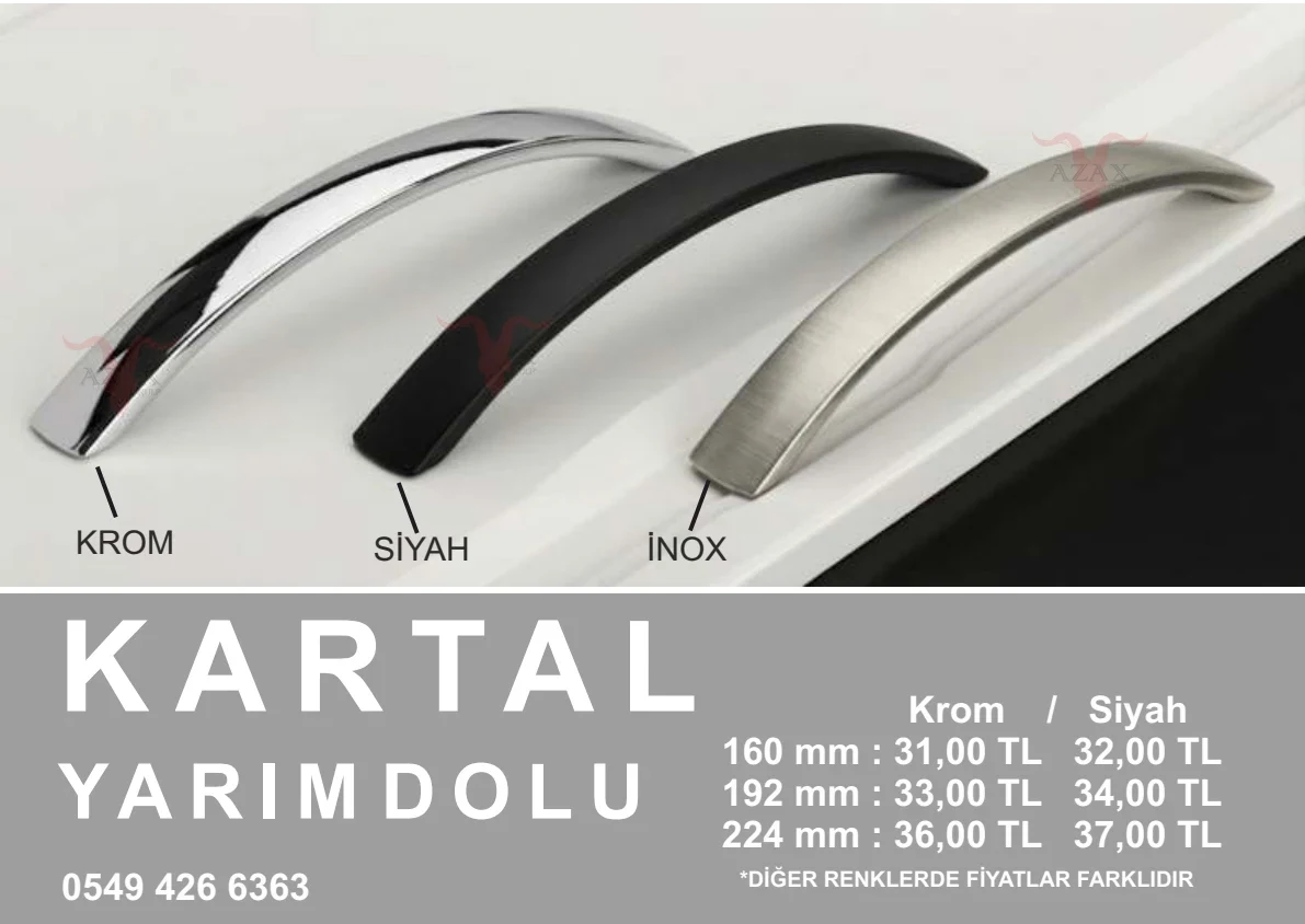 Kartal Yarım Dolu Kulp